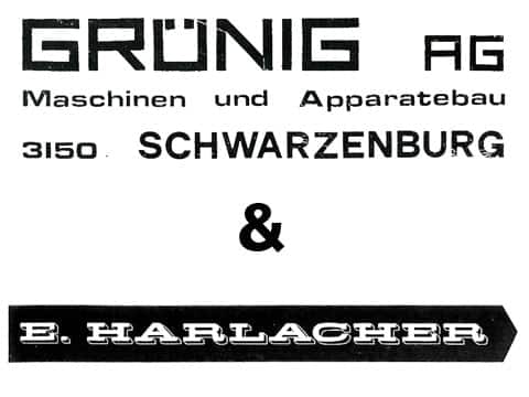 Early mechanical production for the cooperation with Harlacher Early mechanical production for the cooperation with Harlacher