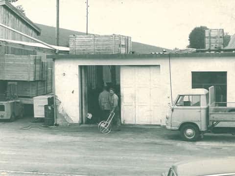 Workshop site in Schönenbuchen from 1971 onward Workshop site in Schönenbuchen from 1971 onward