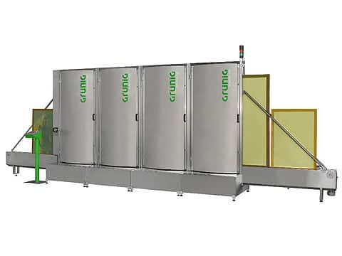 Modular G-WASH 140 inline washing system with G-WASH 040 slanted filter Modular G-WASH 140 inline washing system with G-WASH 040 slanted filter