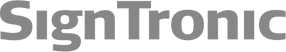 signtronic schriftzug